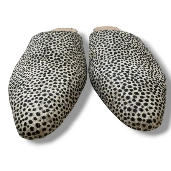 Madewell Frances Loafer Mule Spotted Calf Hair Women’s 8.5 - Picture 4 of 8